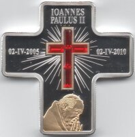 Cook Islands 5 Dollars 2010 - 5. Todestag von Papst...