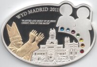 Cook Islands 5 Dollars 2011 - Weltjugendtag in Madrid -...