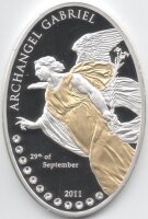 Cook Islands 5 Dollars 2011 - Erzengel Gabriel - Silber...