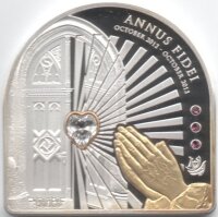 Cook Islands 5 Dollars 2013 - Jahr des Glaubens - Silber...