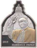 Cook Islands 5 Dollars 2013 - Habemus Papam - Silber PP...