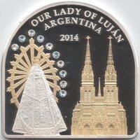 Cook Islands 5 Dollars 2014 - Wallfahrtsstätte Lujan...