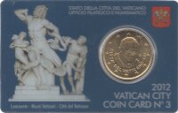 Vatikan 50 Cent 2012 - Benedikt XVI. - Coincard Nr.3