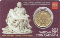 Vatikan 50 Cent 2013 - Benedikt XVI. - Coincard Nr.4