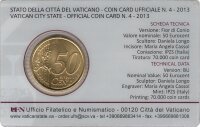 Vatikan 50 Cent 2013 - Benedikt XVI. - Coincard Nr.4