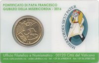 Vatikan 50 Cent 2016 - Franziskus - Coincard mit Briefmarke Nr.10