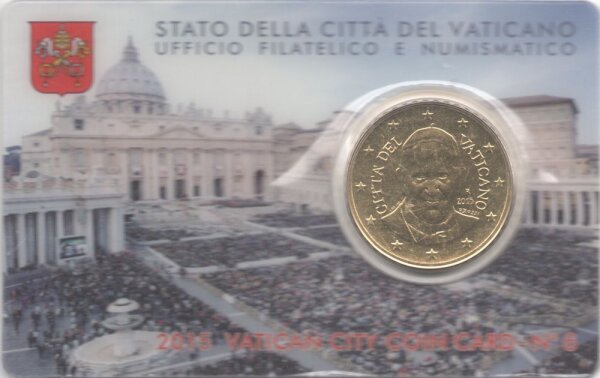 Vatikan 50 Cent 2015 - Franziskus - Coincard Nr.6