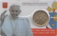 Vatikan 50 Cent 2018 - Franziskus - Coincard Nr.9
