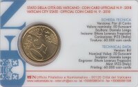 Vatikan 50 Cent 2018 - Franziskus - Coincard Nr.9