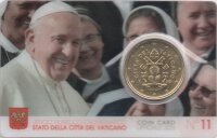Vatikan 50 Cent 2020 - Franziskus - Coincard Nr.11