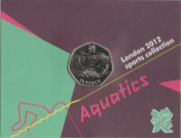 UK 50 Pence 2011 - XXX. Olympische Sommerspiele 2012 in...
