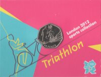 UK 50 Pence 2011 - XXX. Olympische Sommerspiele 2012 in...