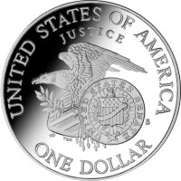 USA 1 Dollar 1998 -S- 35. Todestag Kennedy - Silber - PP