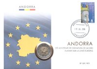 Andorra 3,88 Euro 2015 KMS + 2x2 Euro + 3 Numisbriefe