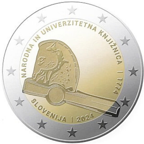 Slowenien 2 Euro 2024 "National- und Universitätsbibliothek"
