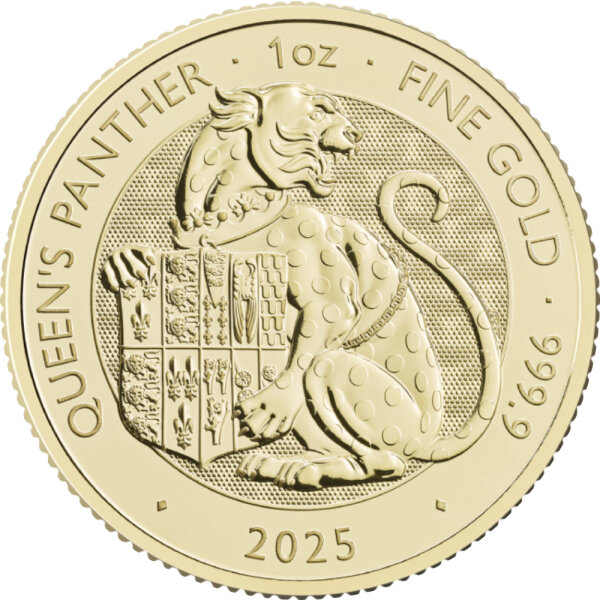 UK Tudor Beasts 6. Ausgabe 2025 Queens Panther 1 oz Gold