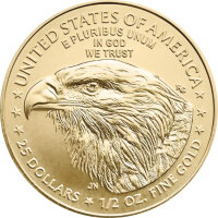 USA American Eagle 2025 1/2 oz Gold