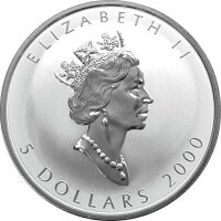 Kanada Maple Leaf 2000 "EXPO Hannover" 1 oz Silber