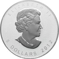 Kanada Maple Leaf 2012 1 oz Silber F15