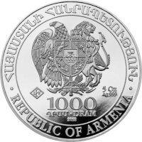 Armenien Arche Noah div. 5 oz Silber