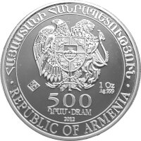 Armenien Arche Noah 2012 1 oz Silber