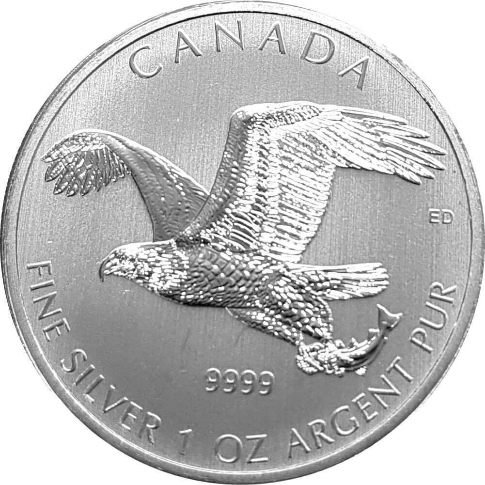 Kanada Birds of Prey 2014 Weißkopfseeadler 1 oz Silber