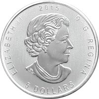 Kanada Birds of Prey 2015 Eule 1 oz Silber