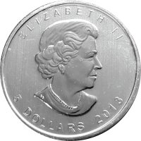 Kanada Wildlife 5. Ausgabe 2013 Antilope 1 oz Silber