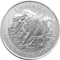 Kanada Wildlife 6. Ausgabe 2013 Bison 1 oz Silber
