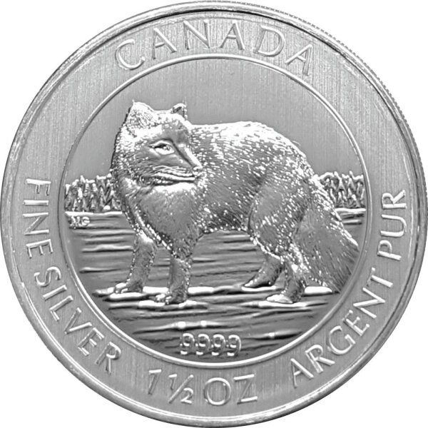 Kanada Polarfuchs 2014 1,5 oz Silber
