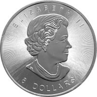 Kanada Polarbär mit Jungem 2015 1,5 oz Silber