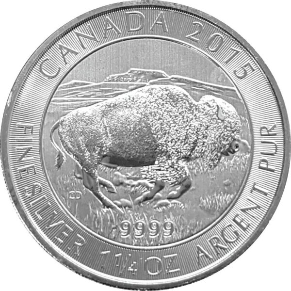 Kanada Bison 2015 1,25 oz Silber