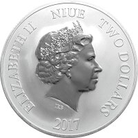 Niue Lunar 2017 Jahr des Hahns 1 oz Silber