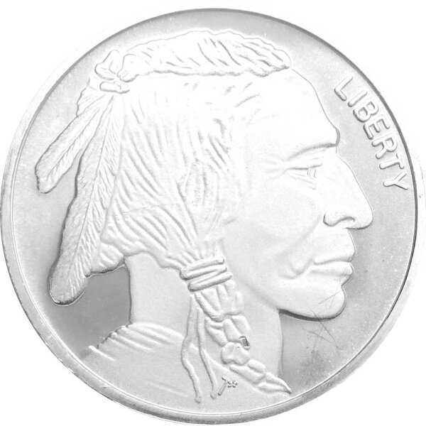 USA Buffalo/Indian Head Round 1 oz Silber