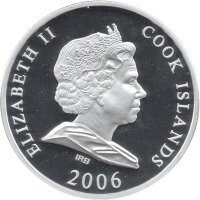 Cook Islands 10 Dollars 2006 - Weltdenkmäler "Schloss Neuschwanstein" - Silber PP Skulpturmünze teilvergoldet