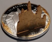 Cook Islands 10 Dollars 2006 - Weltdenkmäler "Schloss Neuschwanstein" - Silber PP Skulpturmünze teilvergoldet