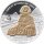 Cook Islands 10 Dollars 2008 - Weltdenkmäler "Große Sphinx von Gizeh" - Silber PP Skulpturmünze teilvergoldet