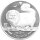 Isle of Man 1997 Langhaarkatze 1 oz Silber  - Polierte Platte