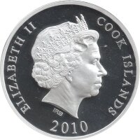 Cook Islands 10 Dollars 2010 - Weltdenkmäler "Nationalpalast Pena" - Silber PP Skulpturmünze teilvergoldet