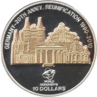 Cook Islands 10 Dollars 2010 - Weltdenkmäler...
