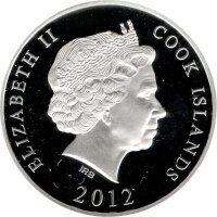 Cook Islands 10 Dollars 2012 - Weltdenkmäler "Russland-Collage" - Silber PP Skulpturmünze teilvergoldet