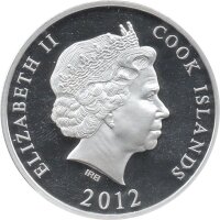 Cook Islands 10 Dollars 2012 - Weltdenkmäler "United States Capitol" - Silber PP Skulpturmünze teilvergoldet