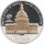 Cook Islands 10 Dollars 2012 - Weltdenkmäler "United States Capitol" - Silber PP Skulpturmünze teilvergoldet