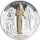 Cook Islands 10 Dollars 2013 - Weltdenkmäler "Statue Ramses II." - Silber PP Skulpturmünze teilvergoldet