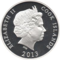 Cook Islands 10 Dollars 2013 - Weltdenkmäler "Bergpark Wilhelmshöhe" - Silber PP Skulpturmünze teilvergoldet