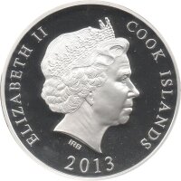 Cook Islands 10 Dollars 2013 - Weltdenkmäler "The Shard" - Silber PP Skulpturmünze teilvergoldet