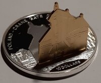 Cook Islands 10 Dollars 2016 - Weltdenkmäler "Krantor" - Silber PP Skulpturmünze teilvergoldet