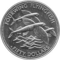 Barbados 50 Dollars 1984 - F.A.O. Weltfischereikonferenz...