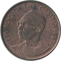 Gambia 1 Butut 1974 - F.A.O. Erdnüsse - Bronze