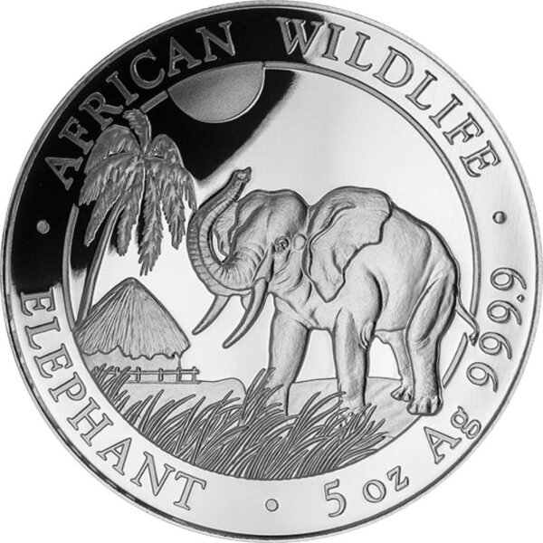Somalia Elefant 2017 5 oz Silber